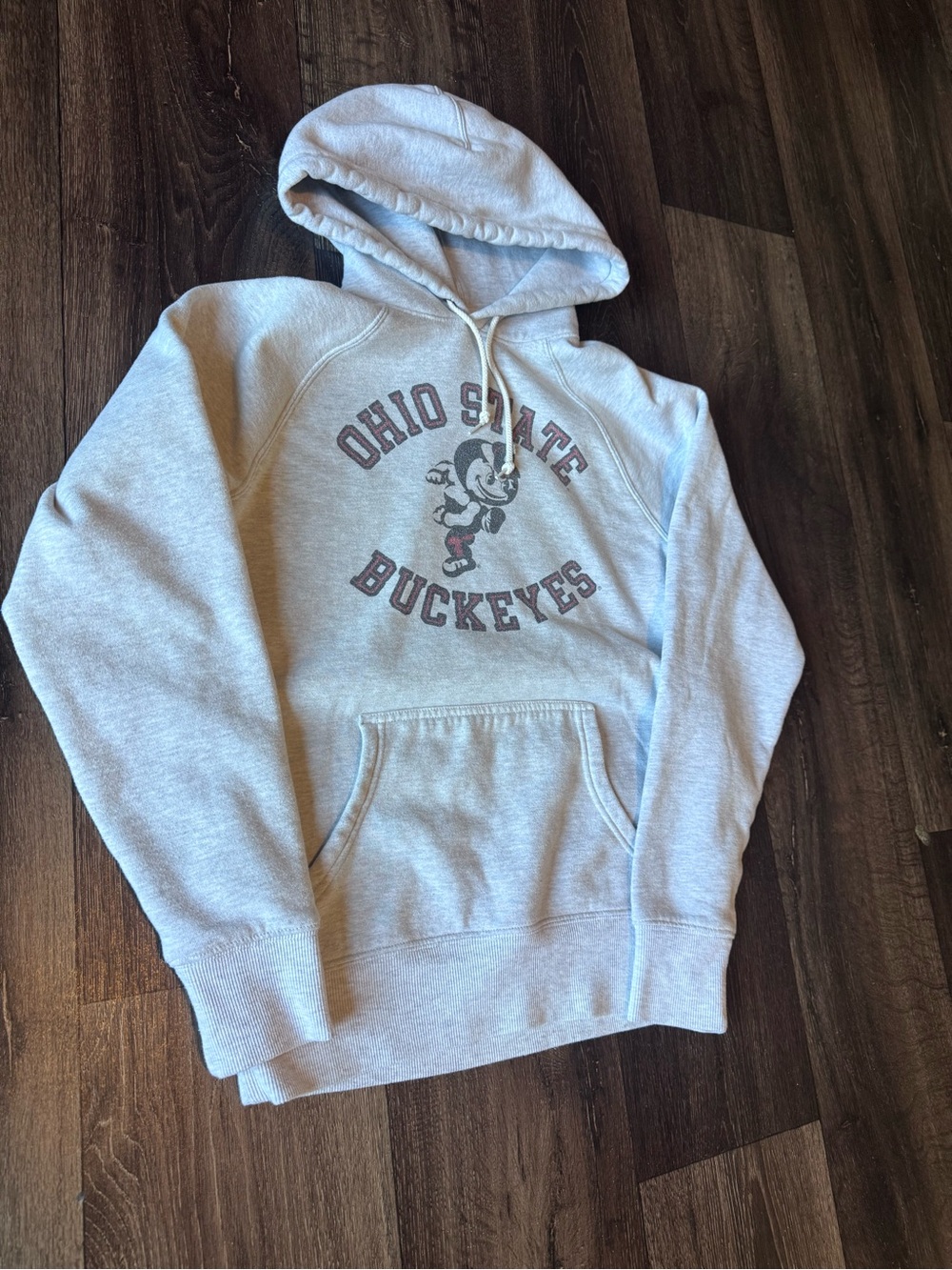 Others Follow Light Gray Ohio State Buckeyes Crewneck Hoodie